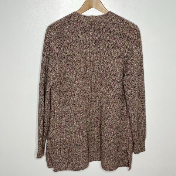 Marine Layer Womens Cabin Cardigan Sweater Small Brown Haether Knit Pockets - Picture 9 of 12